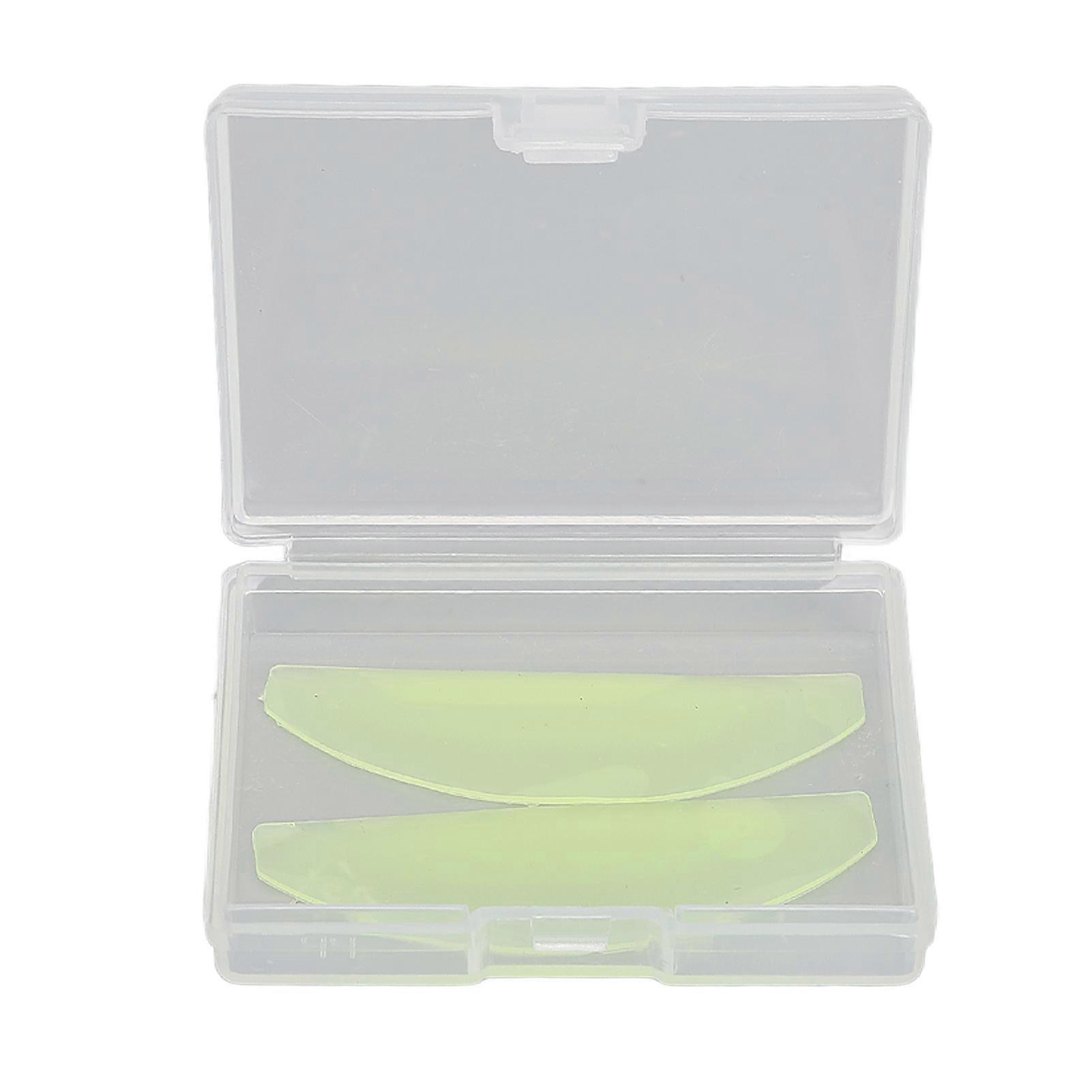 Perm Eyelash Curler Ultrathin Soft Silicone Reusable Eyelash Perming Curler Shield for Beauty Salon Yellow Pink