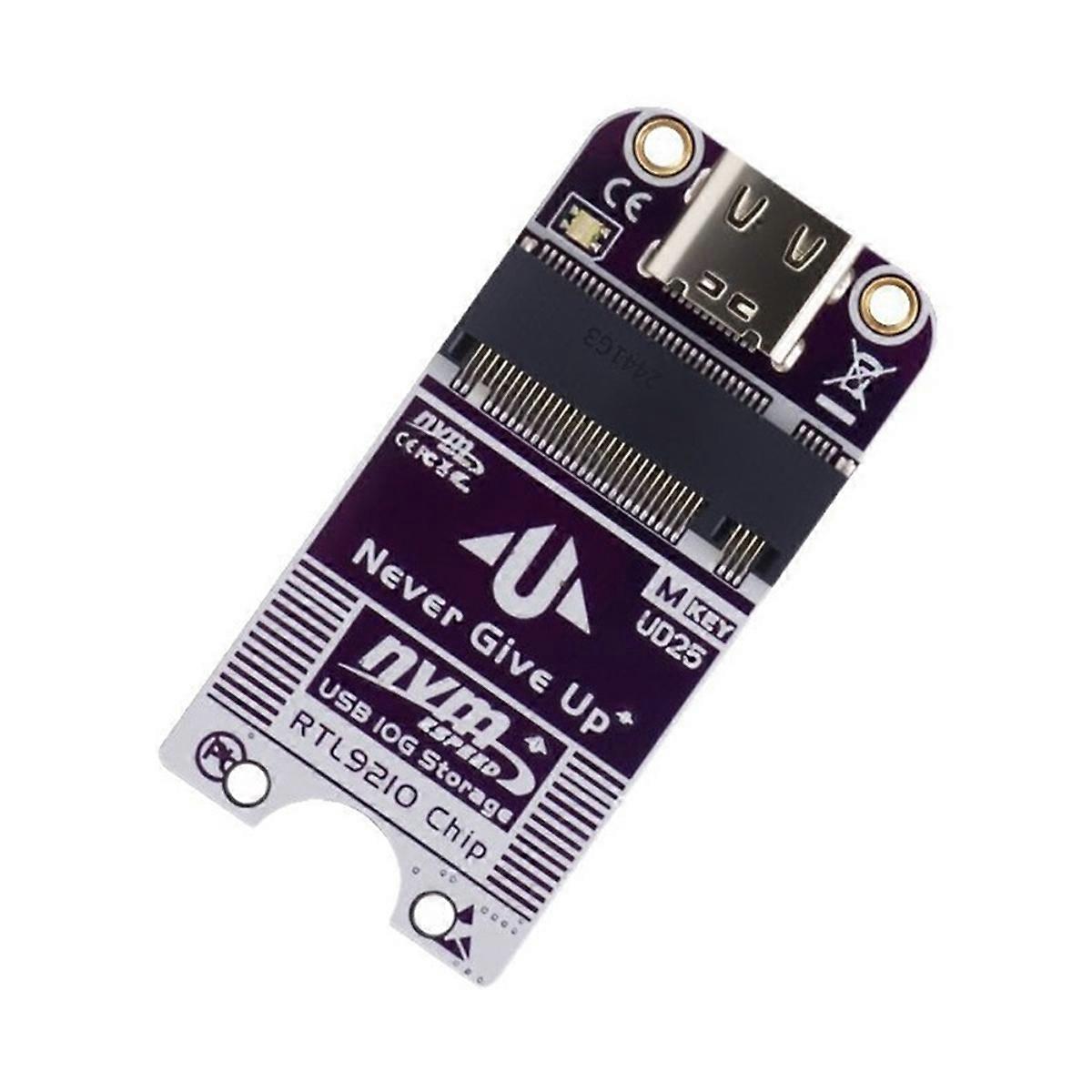 M.2 NVMe to USB Type-C Female Adapter Board 10Gbps High-Speed PCBA Bare Board for External SSD DIY