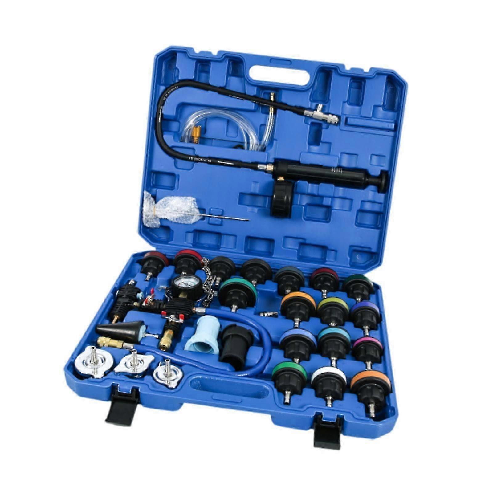 Car Water Tank Leak Detector Easy Testing Portable Generic Vacuum Refill Kit Red