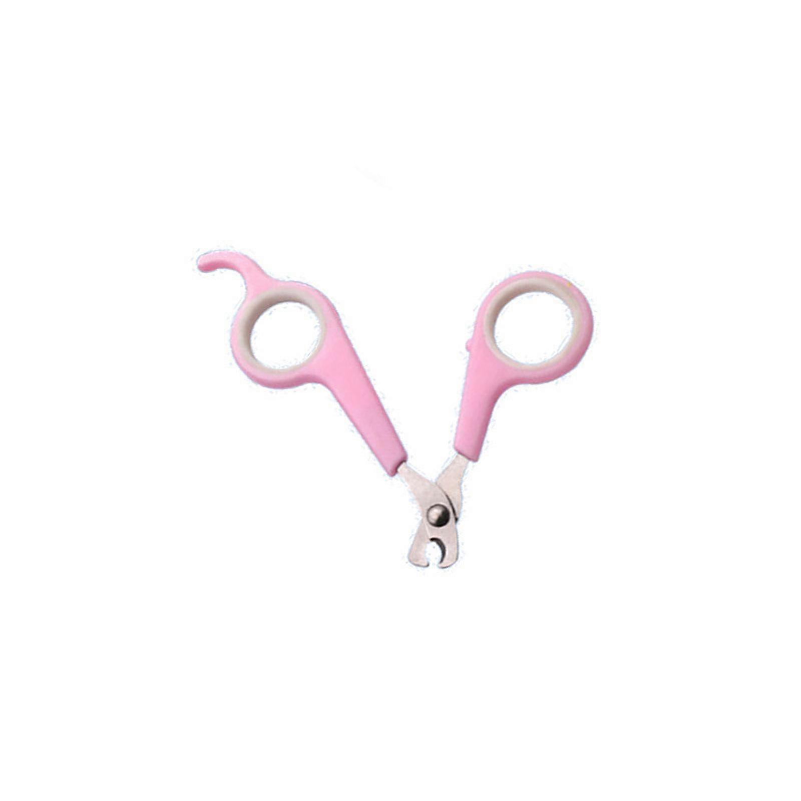 Dogs Nail Trimmer with File Scratching File File Home Use Pet Nail Trimmer Nail Trimming Prevents Splitting  Pink