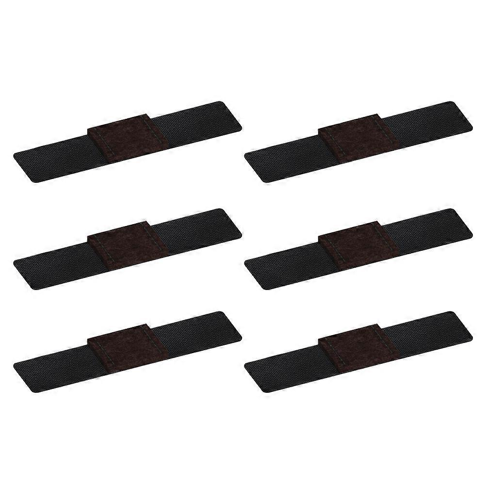 6pcs Rocking Chair Floor Protectors Felt Furniture Pads with Hook and Loop for Hardwood Floors Durable Scratch Damage Protection Easy Installation