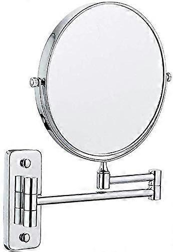 Bathroom Shaving Mirror Wall Mounted Cosmetic Mirror 360 Degree Rotation 3X/1X Magnification Color #1