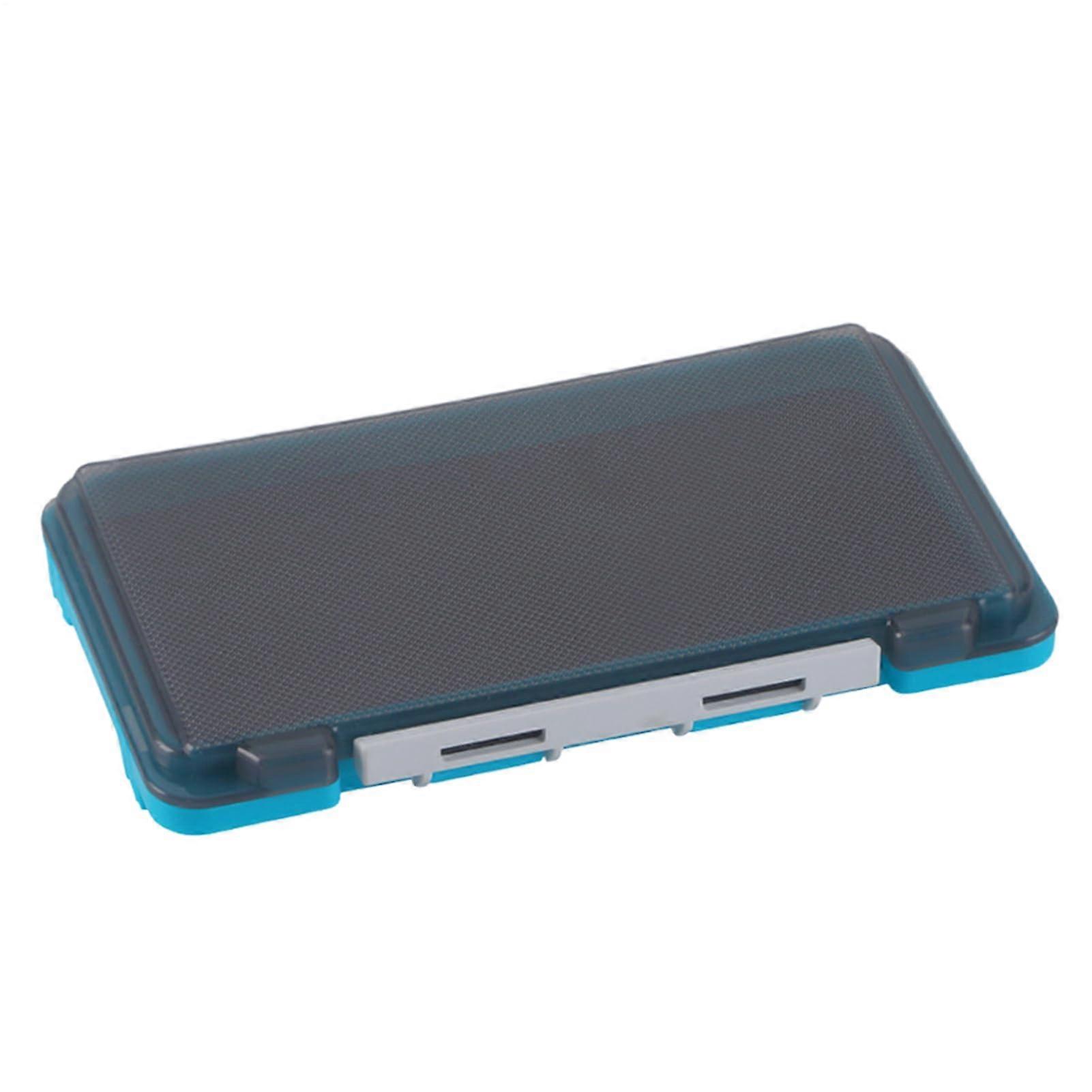 Fishing Tackle Box, Transparent Storage for Hooks, Lines, Small Gear, Blue'