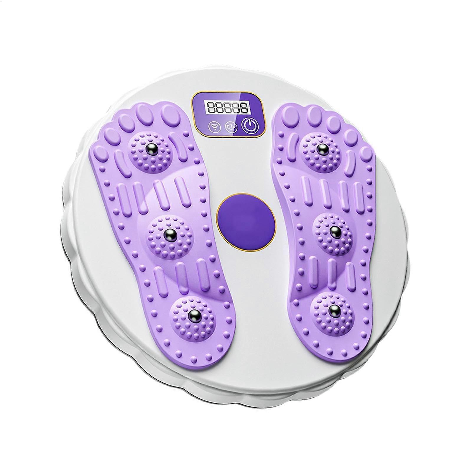 Waist Twister ABS Twist Board, Multifunctional Rotating Disc F Purple