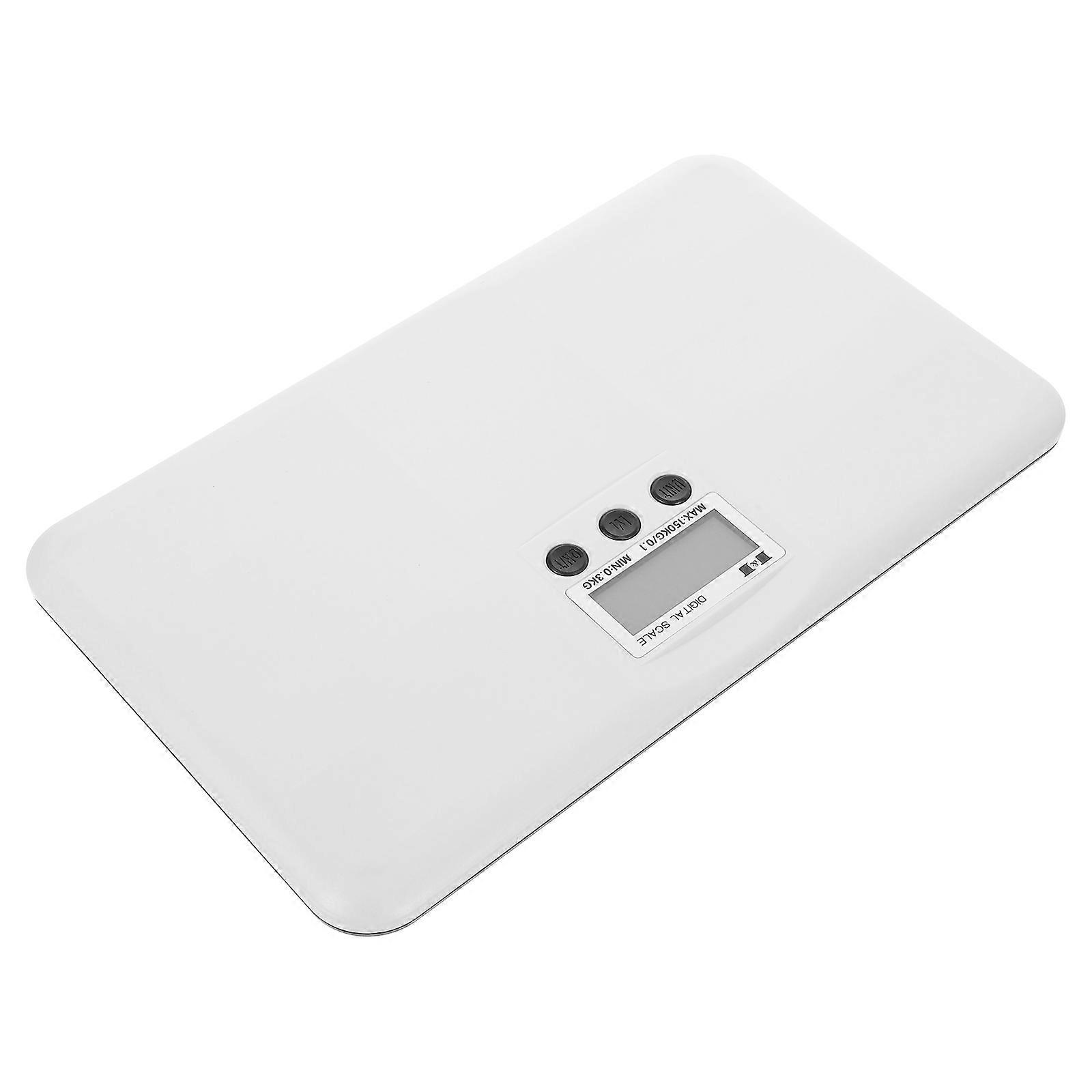 Digital Display Weight Scale, Multi Function Electronic Scale for Pets and Mothers, Flat Design, Durable Finish