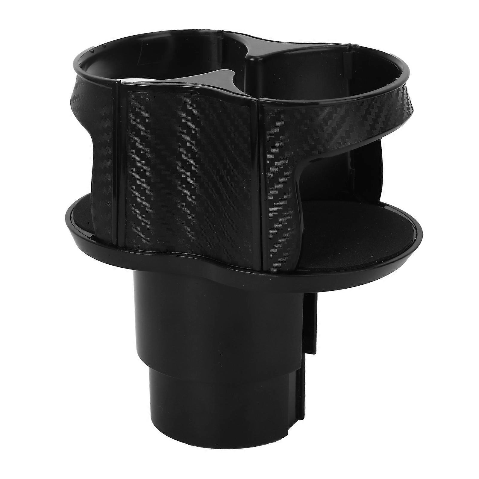 Car Cup Holder Multiple Beverage Storage Organizer 12x7x13cm Round Shape ABS 1Pcs
