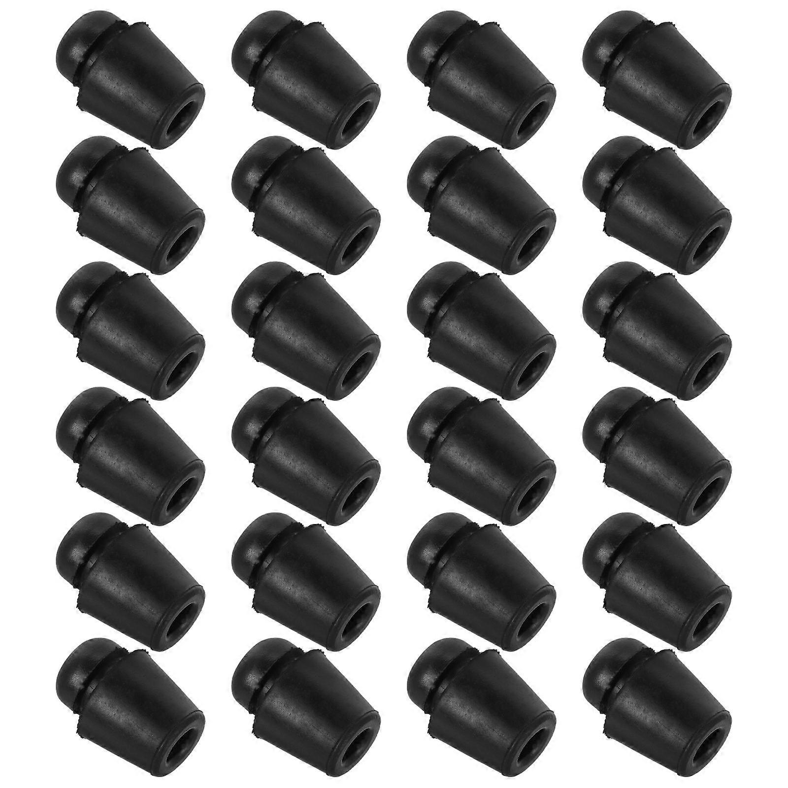 30pcs Car Door Edge Guards Rubber Bumper Protector Pads Vibration Shock Absorber Durable Wear Resistant for Front Rear Doors