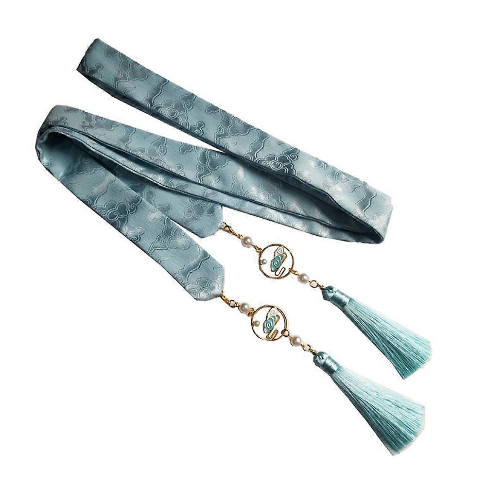 Elastic Hair Bands Archaic Chinese Style Tassel Design For Stage Performance Girls 1Pack