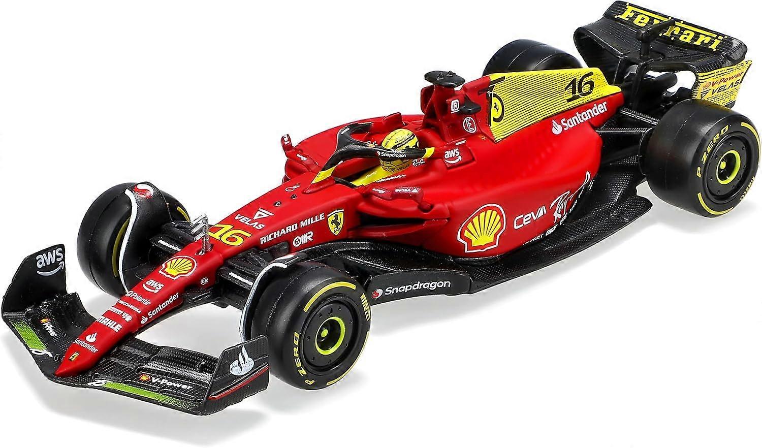 Ferrari F175 No. 16 Charles Leclerc Season Italian GP Design with Base and  Display Case 1/