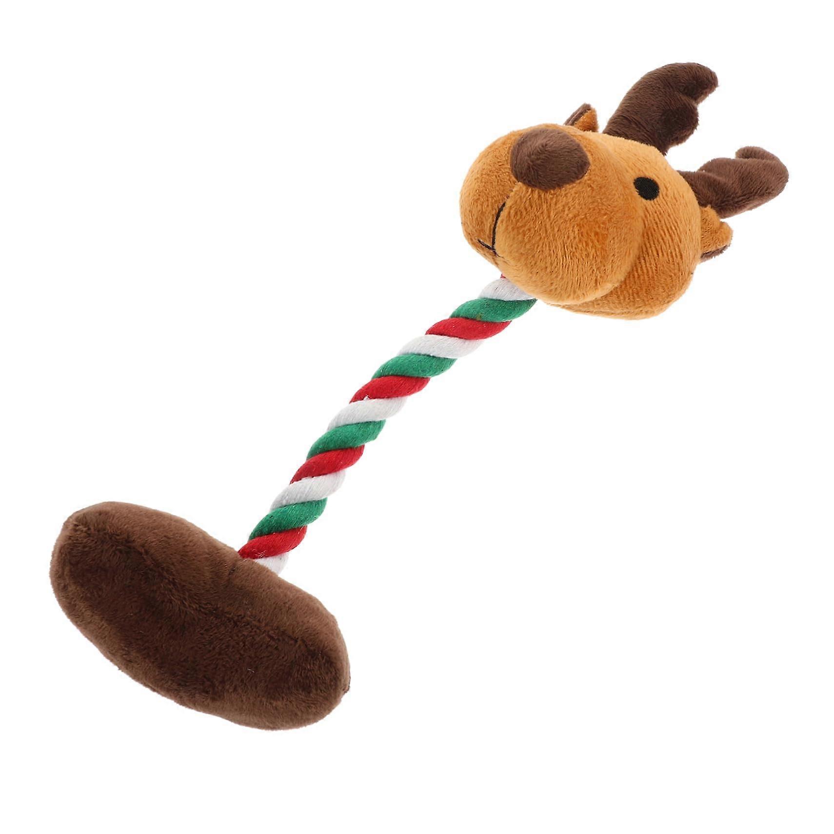 Voice Producing Plush Toy, Chew Toy for Puppies, Decorative Training Toy, Interesting Chew Toy, Squeaky Christmas Dog Toy, Puppies