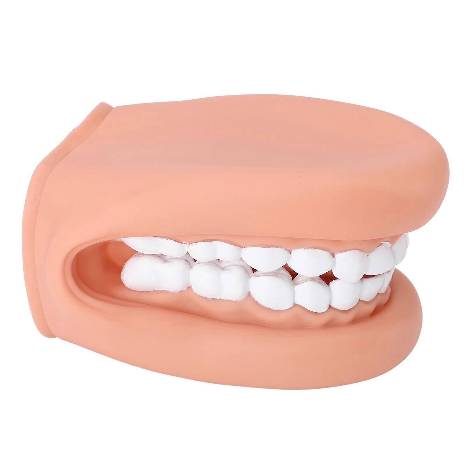 28 Teeth Mouth Hand Puppet with Tongue for Kids Speech Training Moveable Upper Lower Jaw Dental Mouth Puppet with Toothbrush