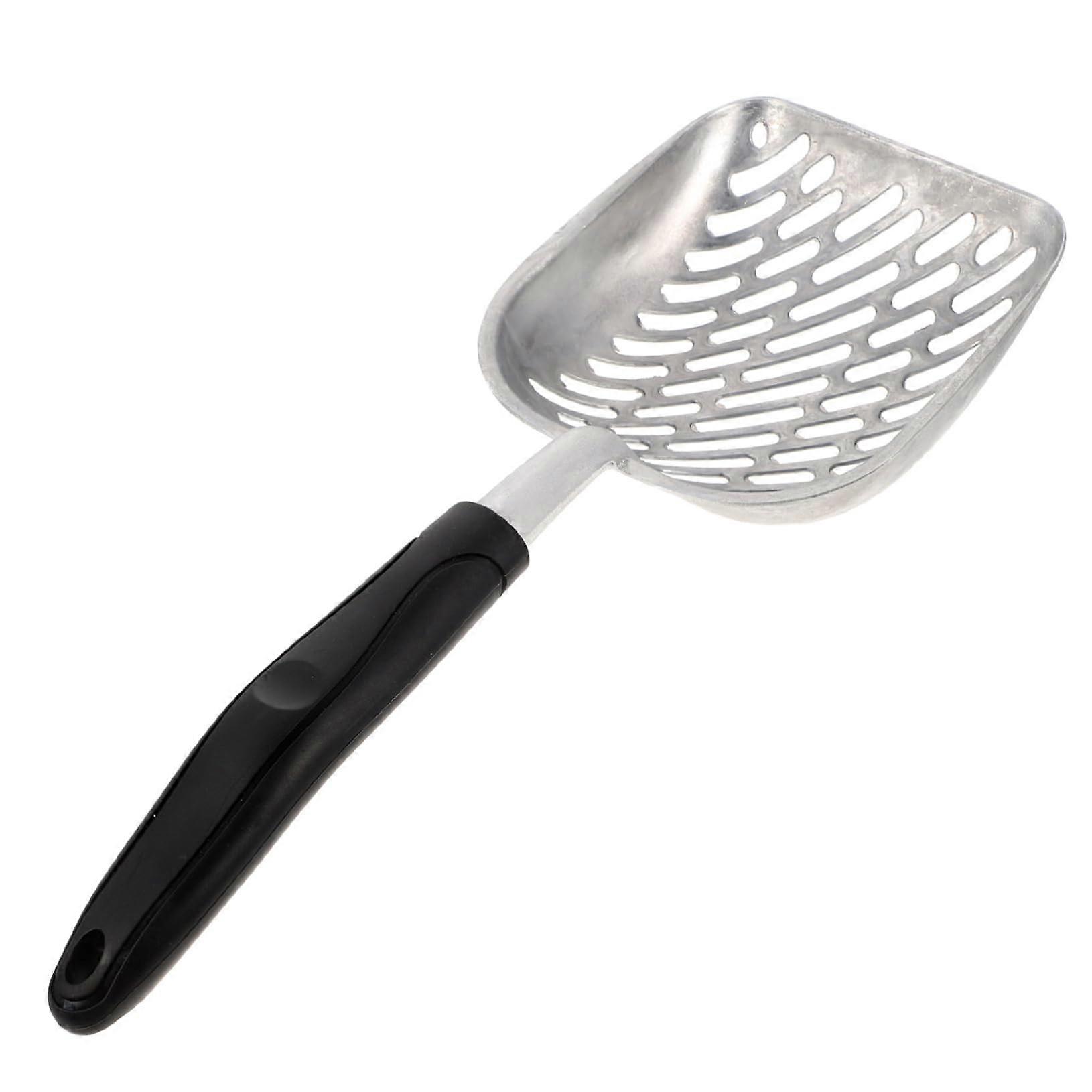 Cat Litter Scoop Steel Rustproof Cat Litter Scoop with Bag for Easy Cat Stool Pickup Indoor Use Small Size