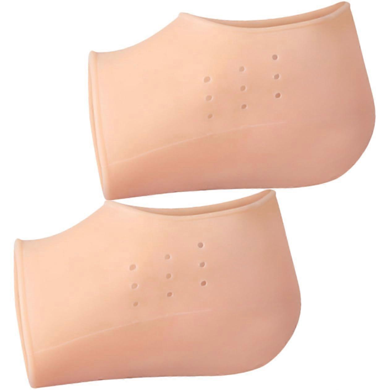 1 Pair of Inner Height Raiser Insoles Height Booster Silicone Gel Invisible Height Increase Insoles Heel Insoles Shoes As Shown 11.5x7.3cm