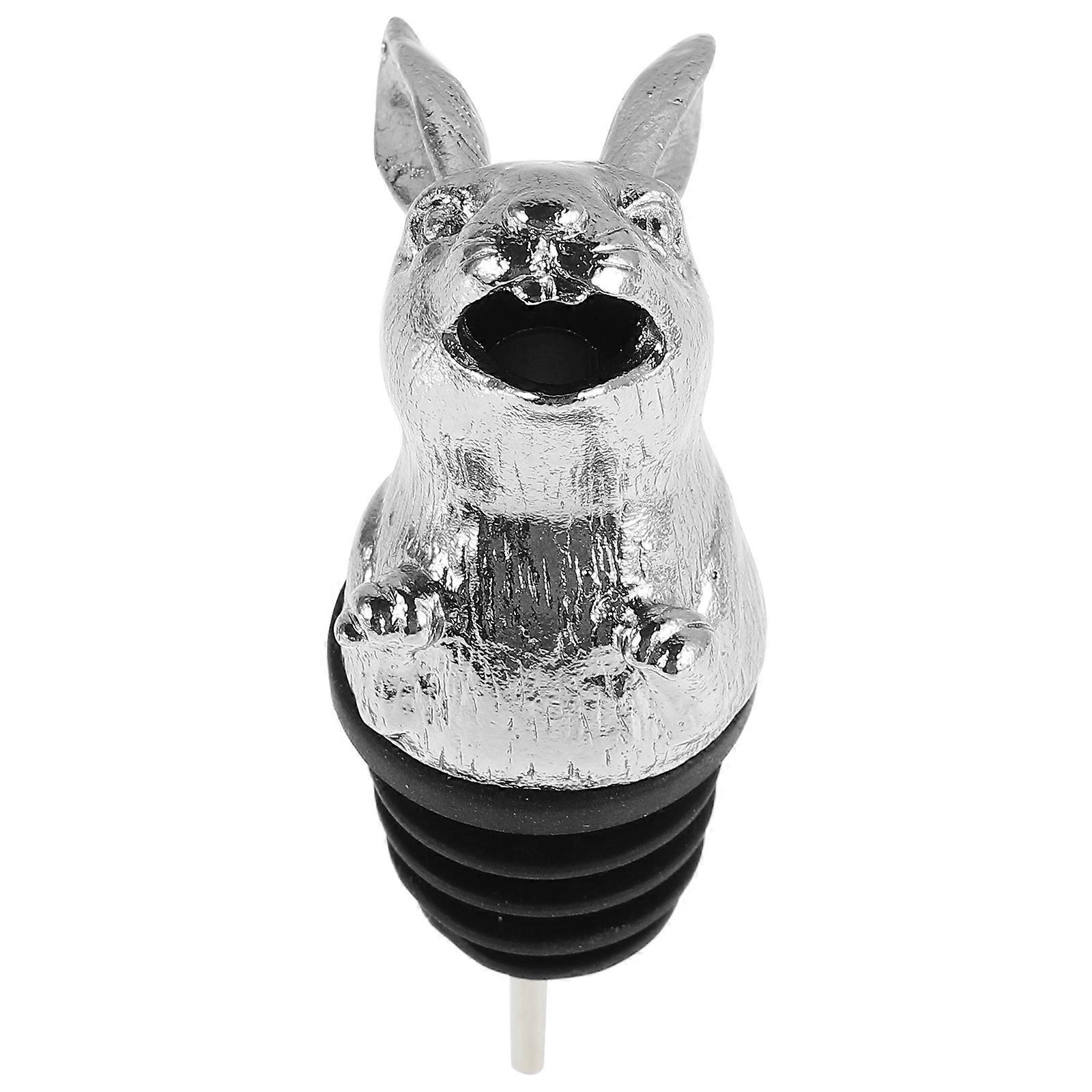 Creative Rabbit Pourer Stainless Steel Spout Unique Animal Aerator for Home Parties Decor