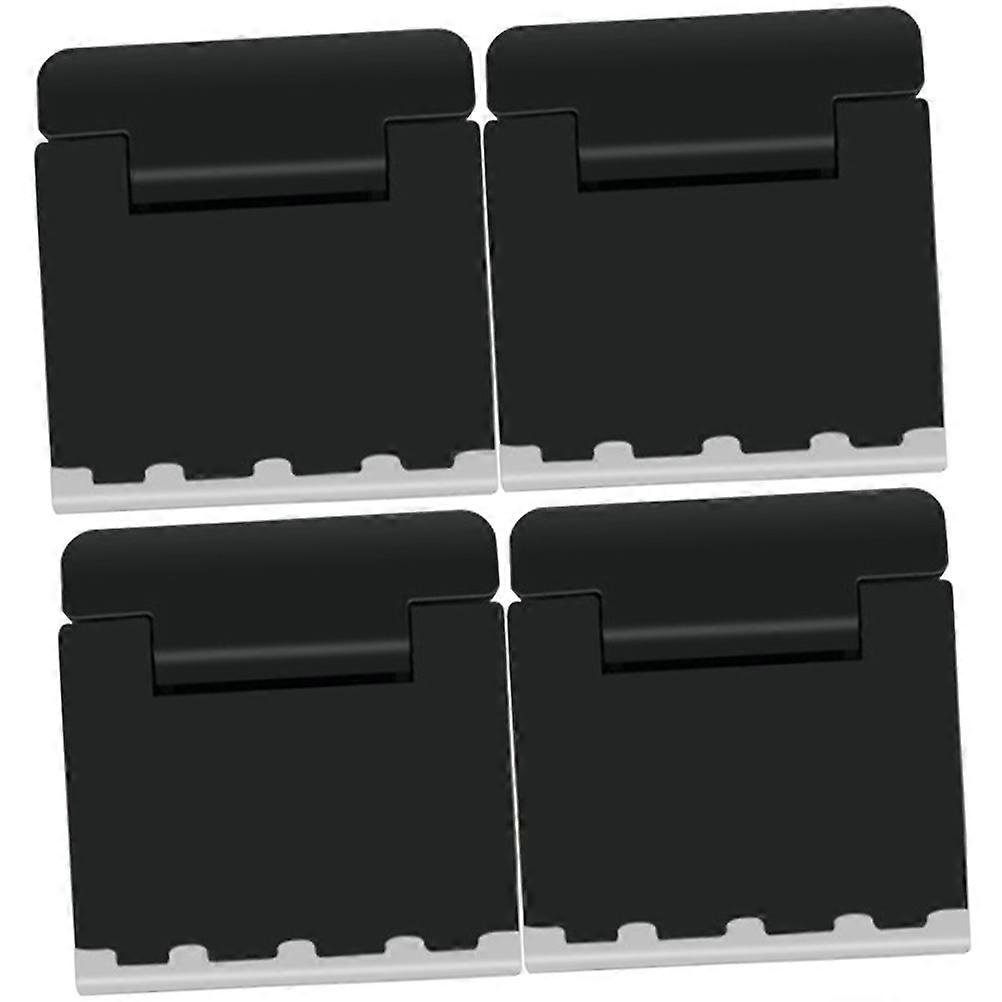 Laptop Riser Ergonomic Stand For Office Use Black ABS Cooling 4Pcs