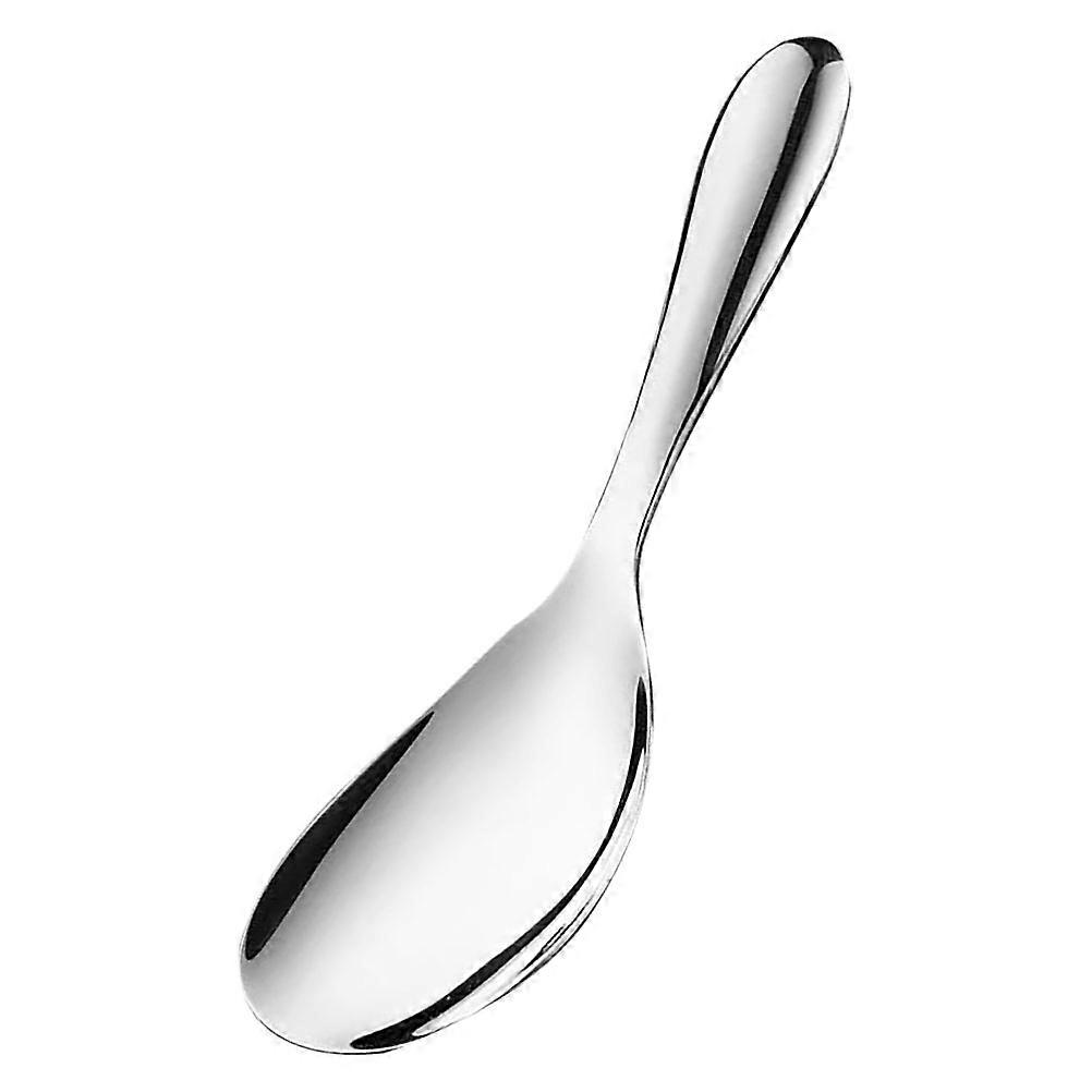 Stainless Steel Rice Spoon with Ergonomic Handle Non Stick Rice Scoop Practical Spoon for Kitchen Rice Cooker Utensil