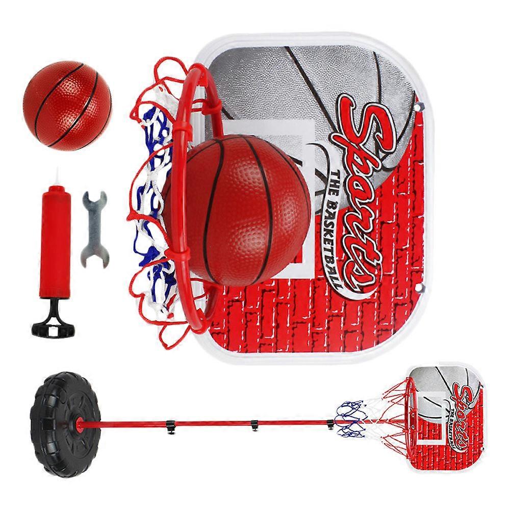 Creative Adjustable Basketball Stand for Kids Made of Durable ABS and Iron Perfect for Indoor