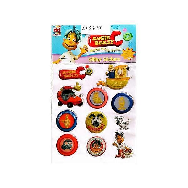 Engie Benjy makes things better Glitter Assorted Designs Stickers Multicoloured One Size