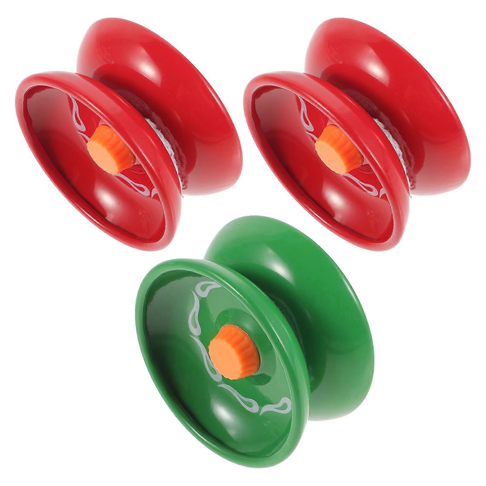 Alloy Yoyo Toy 3Pcs Children Entertainment For 6X6cm Coordination Improvement