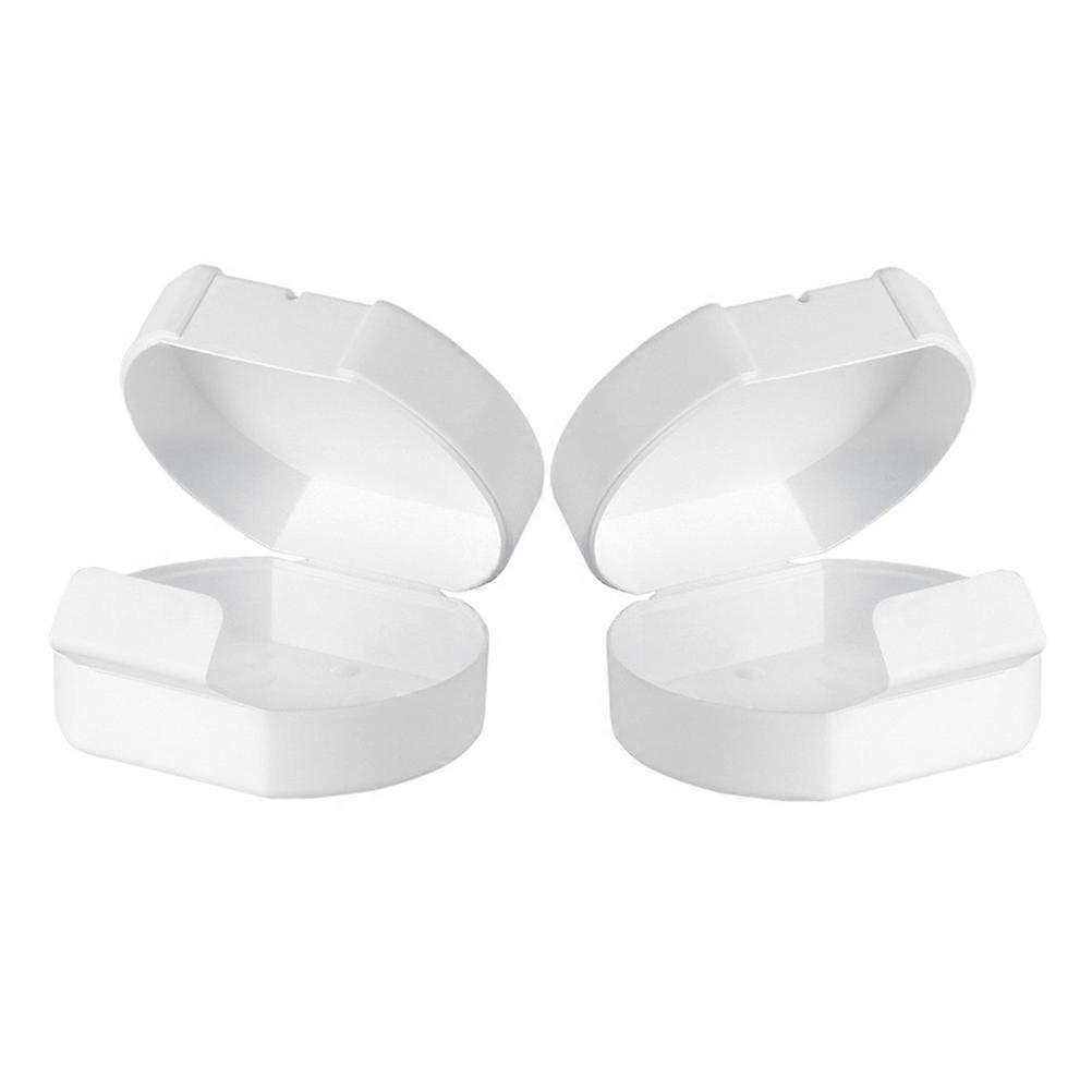 Portable Plastic Soap Box with Drainage White Travel Soap Case for Home, Bathroom, Hotel and Travel Essentials
