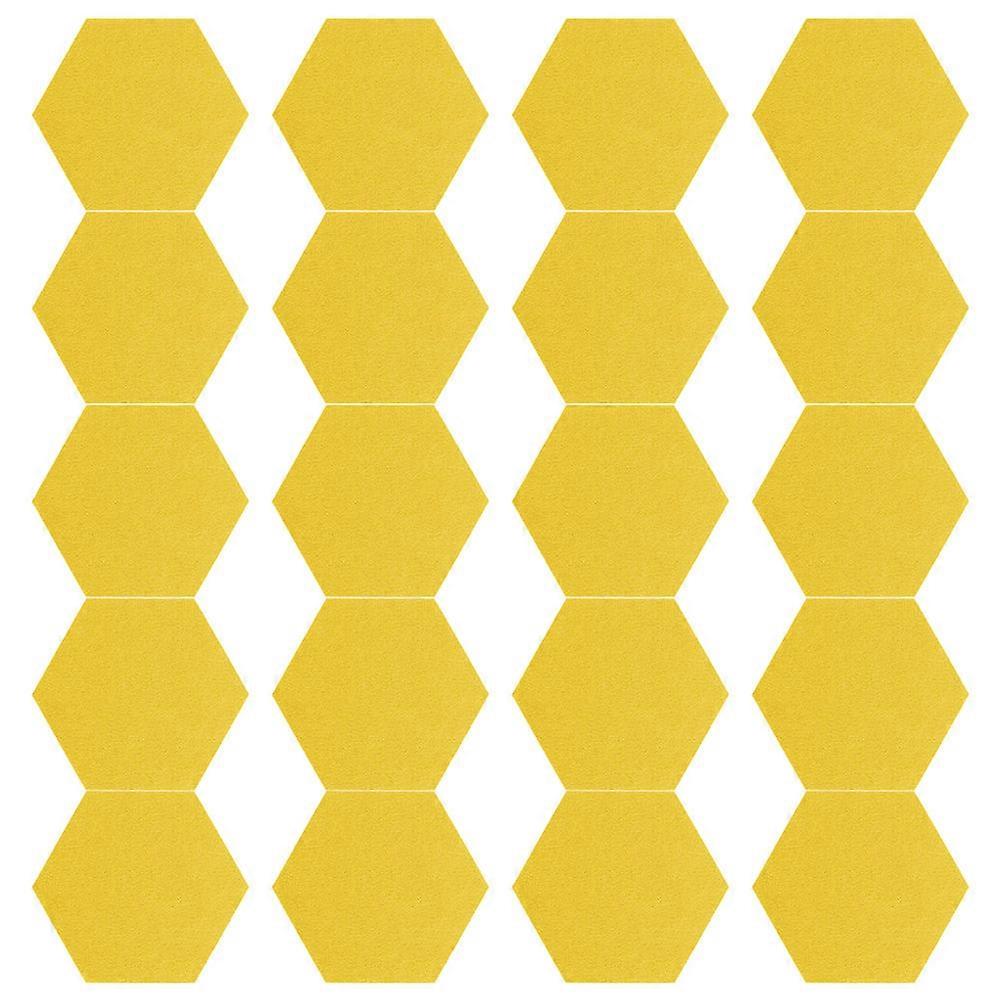 20pcs Felt Soundproof Panels, Decorative Acoustic Wall Display Boards for Memo & Pinning, High Density Noise Absorption for Home & Office Decor