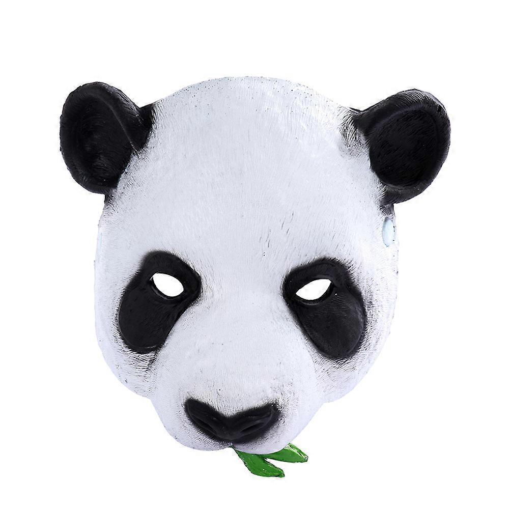 Halloween Funny Mask with Panda Design for Party and Stage Performance Prop Made of Plastic