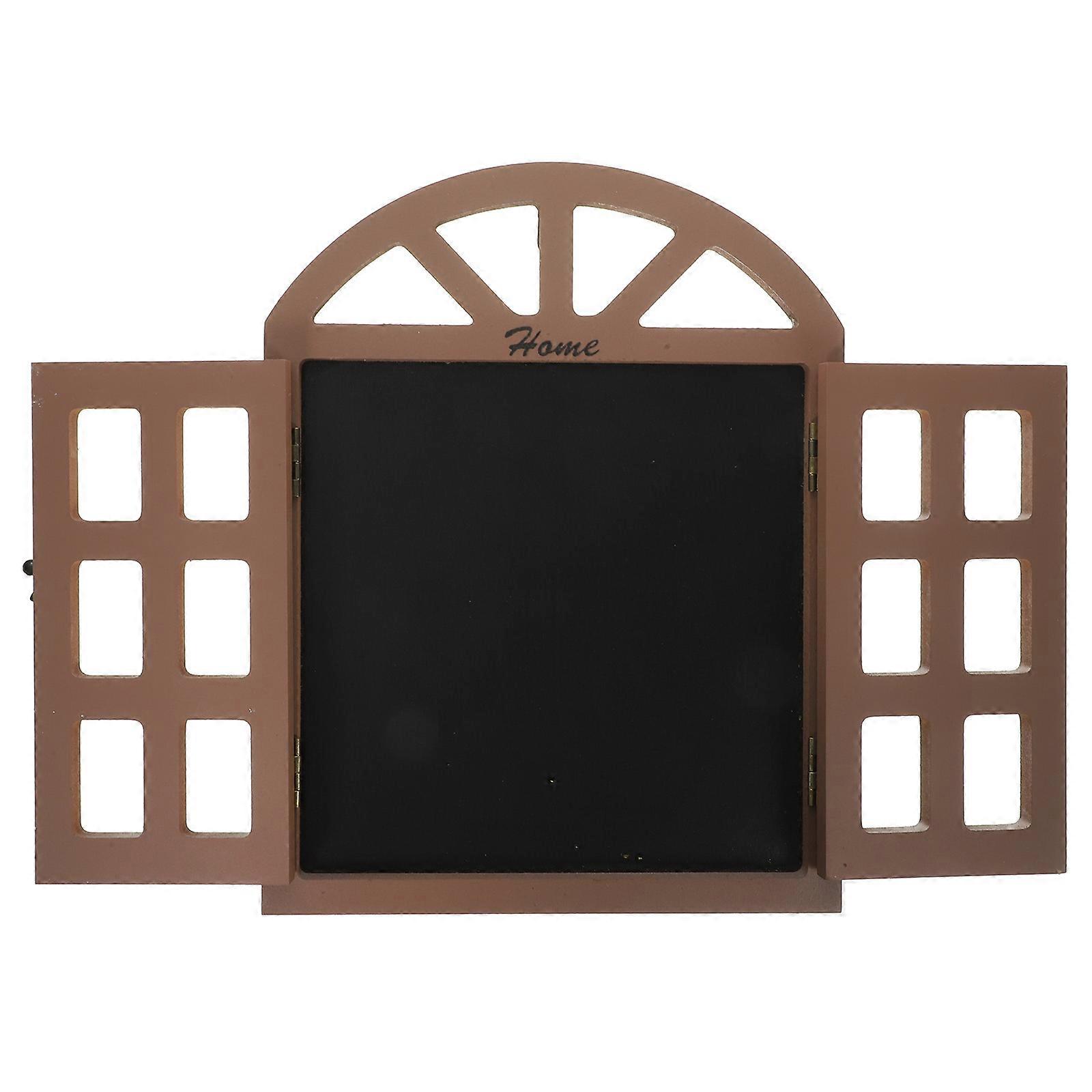 Brown Plastic Chalkboard Decor for Home Shop Message Board Suitable for Kitchen Garden Party 1 Piece