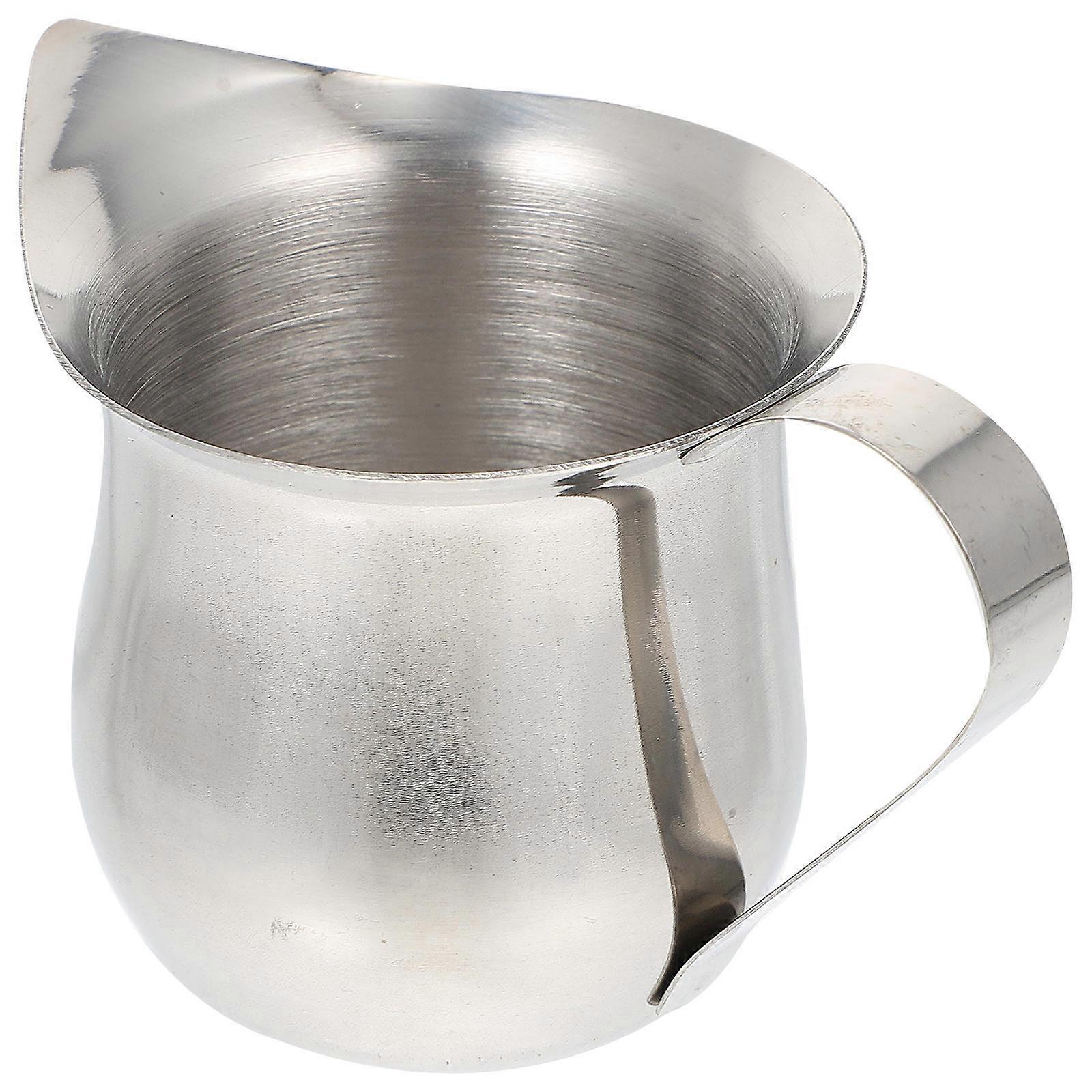 Stainless Steel Creamer Cup 60ml Size Suitable For Various Occasions Smooth Round Shape 1Set