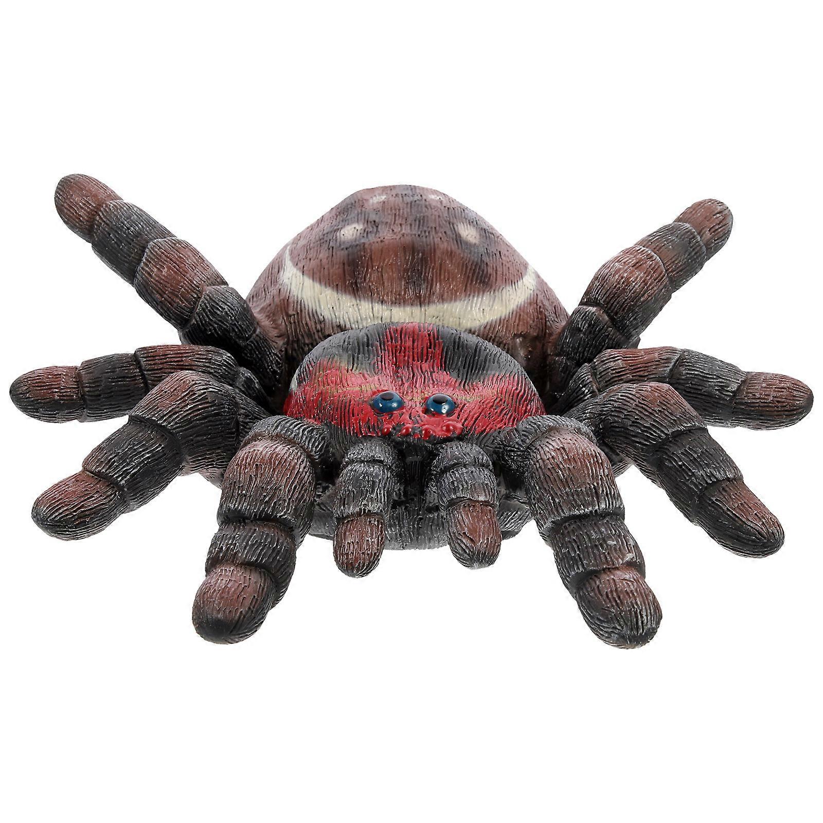 Plastic Spider Hand Puppet Educational Interaction Toy for Kids Learning 10.5 Inches