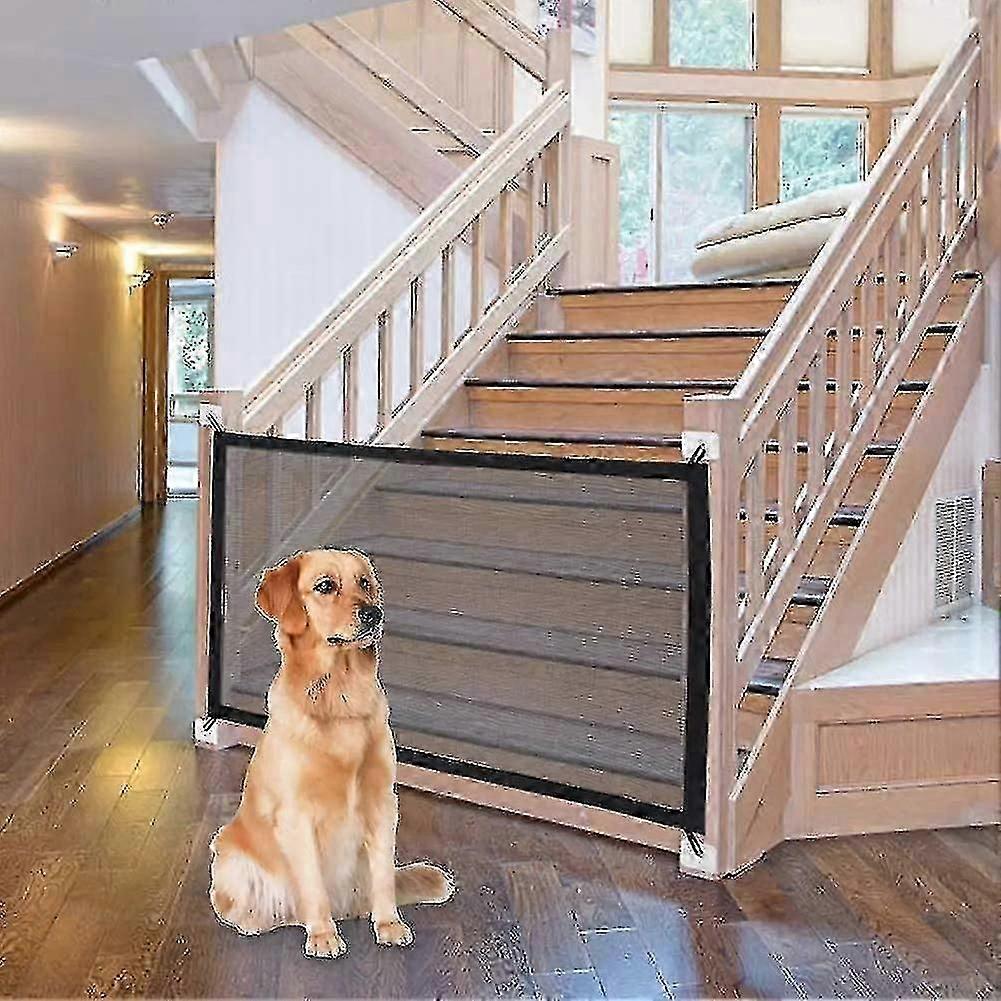 ペット用折りたたみ式階段安全バリア - 犬や猫のための簡単な設置
