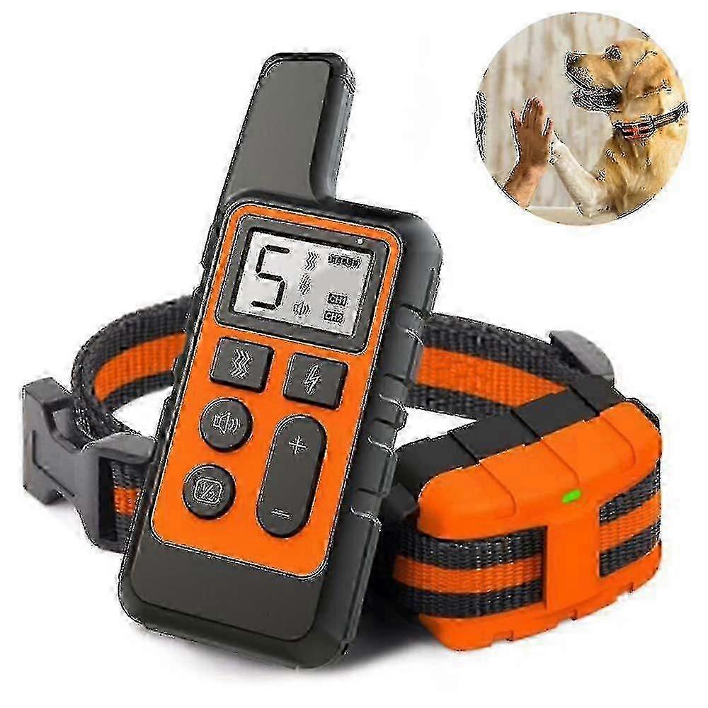 Waterproof and Shockproof Dog Training Collar with Adjustable Settings for Effective Pet Behavior Correction and Obedience Training
