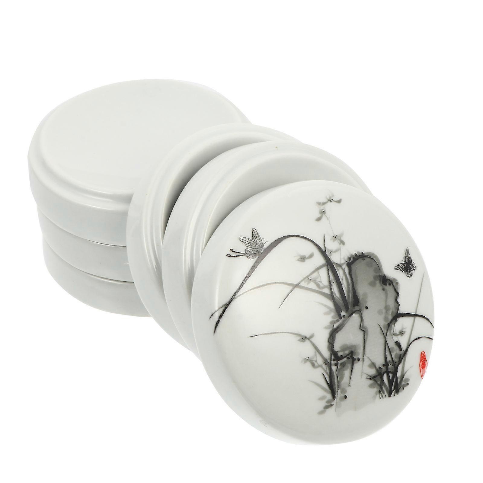 Ceramics Jewelry Display Plate Set For Oil And Acrylic Painting In Design 11.00X9.00X9.00CM 1 Set