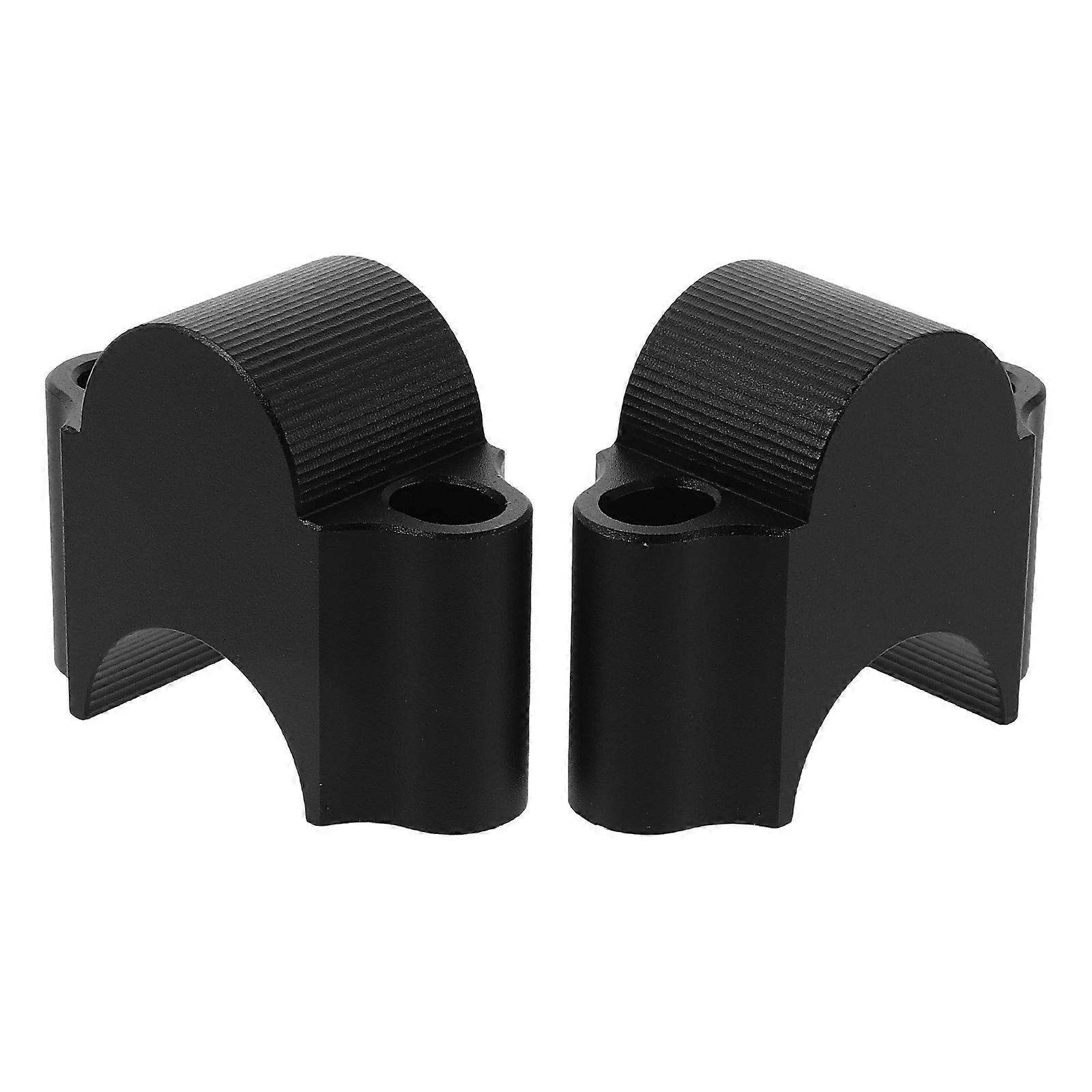 Aluminum Alloy Black Bike Riser Block for Motorcycle with Easy Riding Adjustment and Universal Compatibility, Compact Design 28 mm