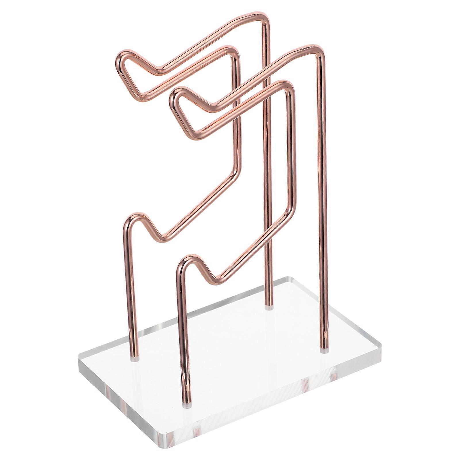 Game Controller Headset Stand Tiered Organizer Sturdy Acrylic Accessories Storage Rack