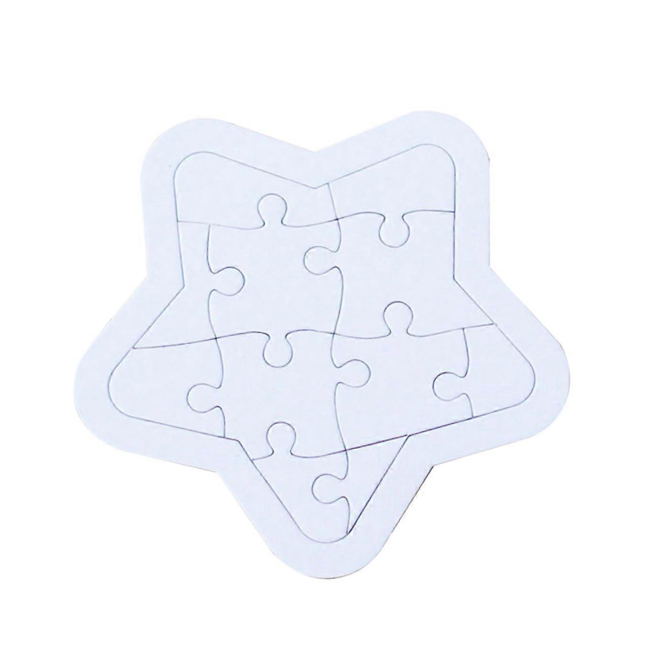 1satz Malbrett Wooden One-Set Painting Board For Handmade Graffiti Puzzles White Star Drawing Surface Sparks Creativity