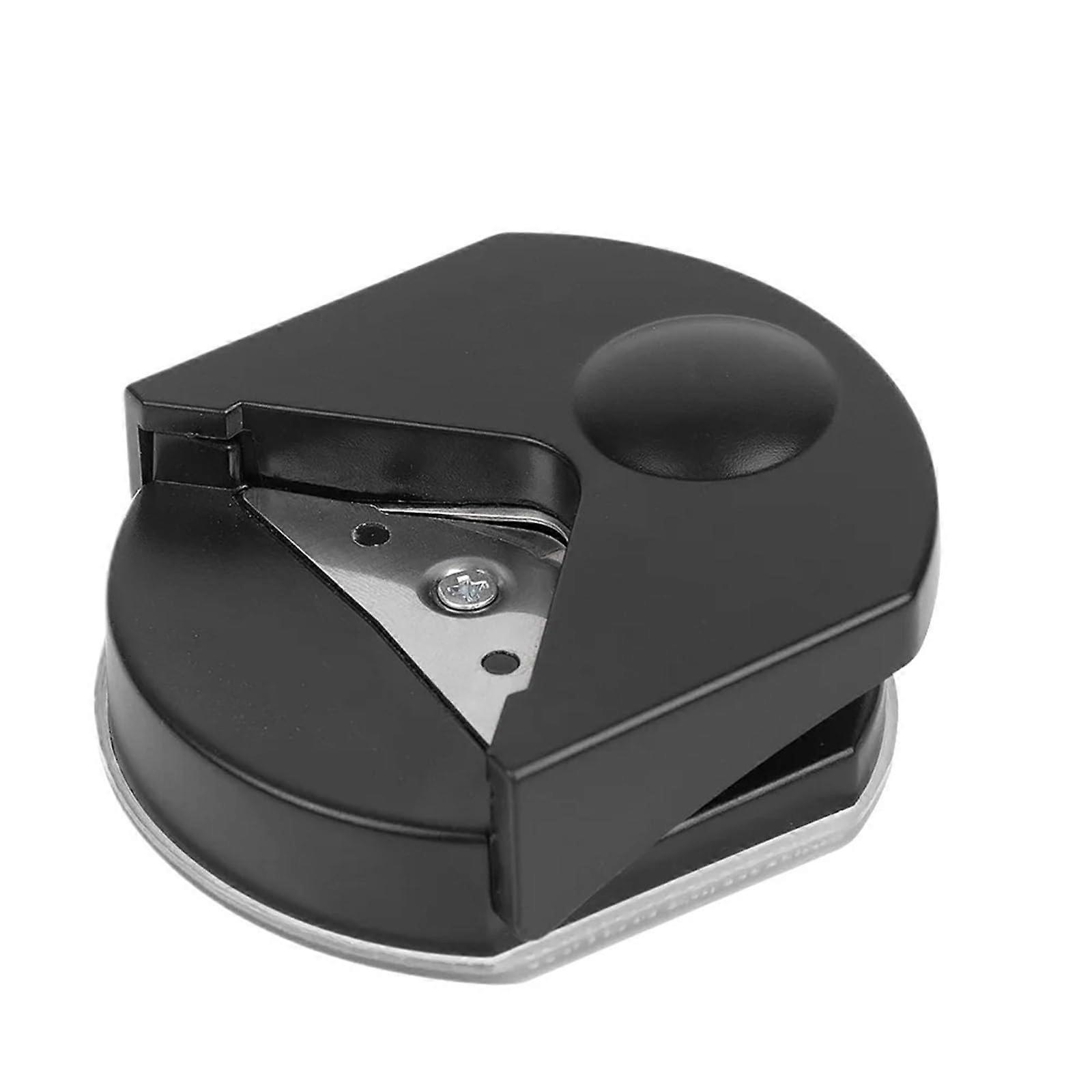 Binding Devices R4 Corner Punch Paper Trimmer Cutter for DIY Craft Scrapbooking Cards and Photos, Black, Compact Design