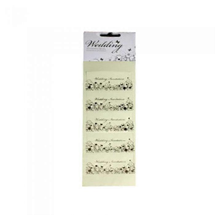 Sifcon 10 invitations de mariage Tip-ons-(12 packs)