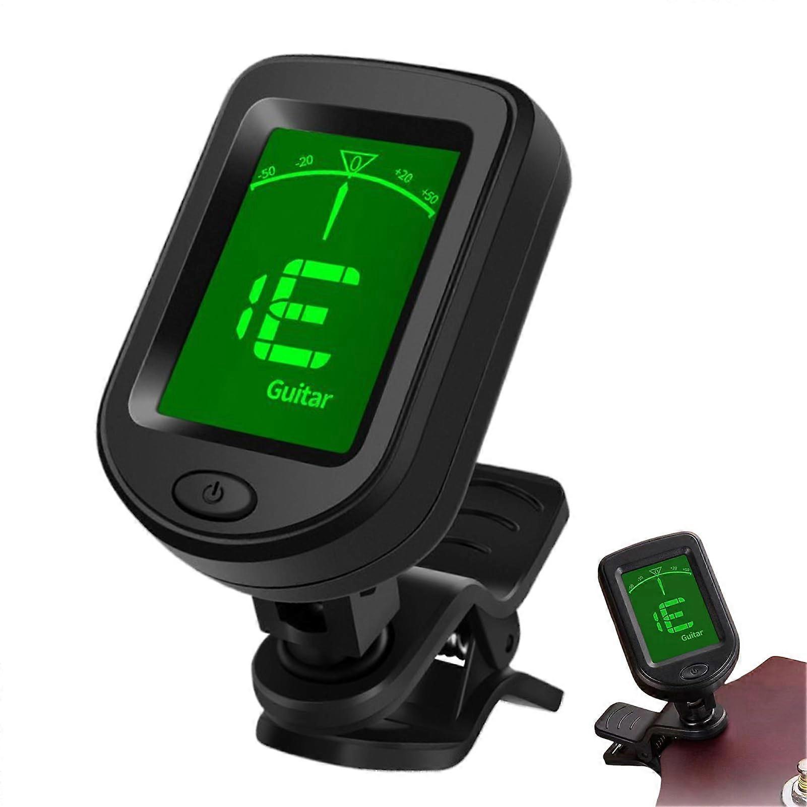 Digital Tuner for Instruments, Portable Compact Display for Violin Banjo, Fast-Response Sound Calibration Tool