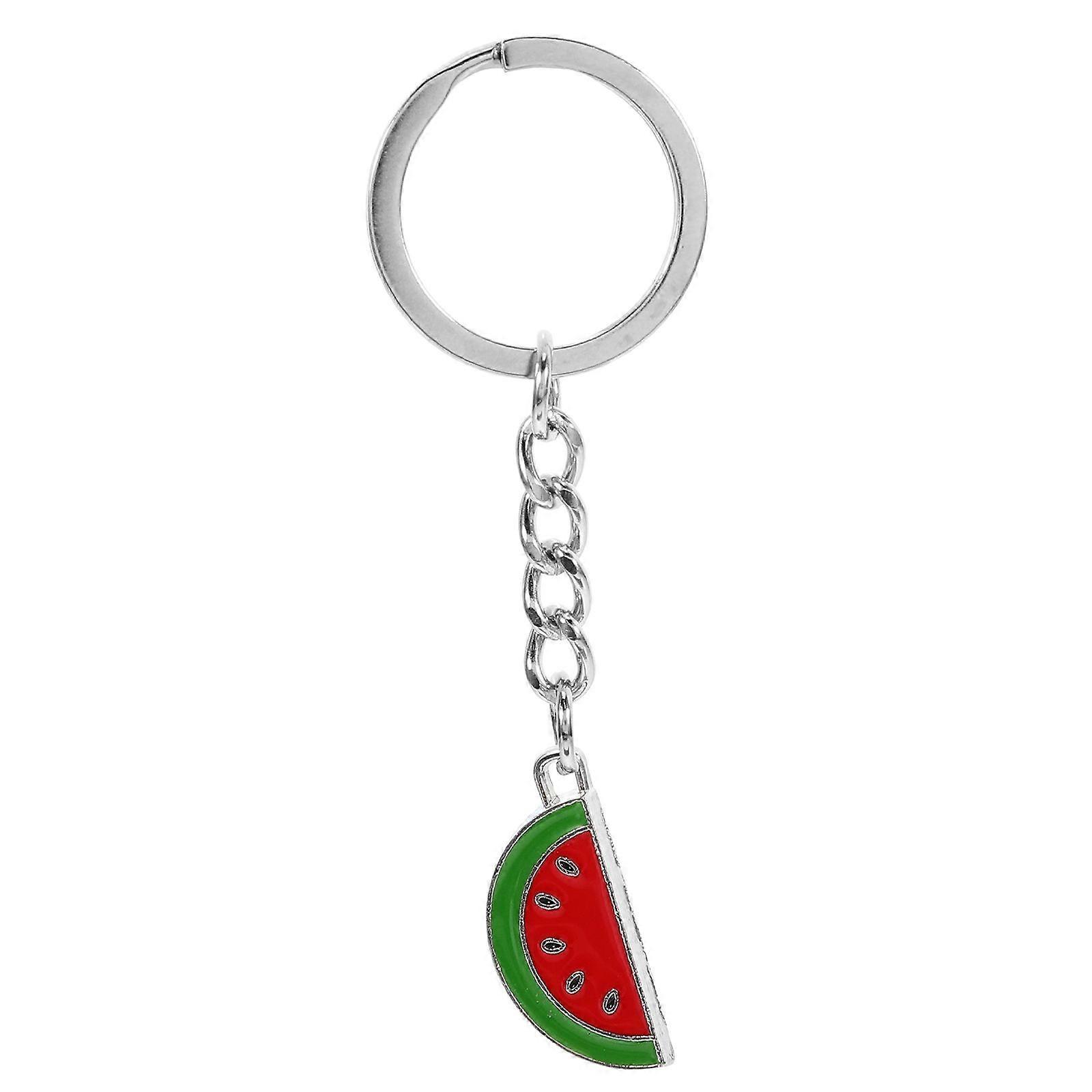 Cute Watermelon Keychain Charm Multi-functional Keychain Bag Pendant Funny Watermelon Keyring Fruit Keyring Watermelon Pendant Keychain Watermelon Cha