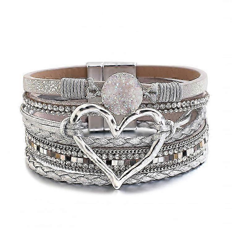 Women's Bohemian Multi-Layer Large Love Bracelet for Gift