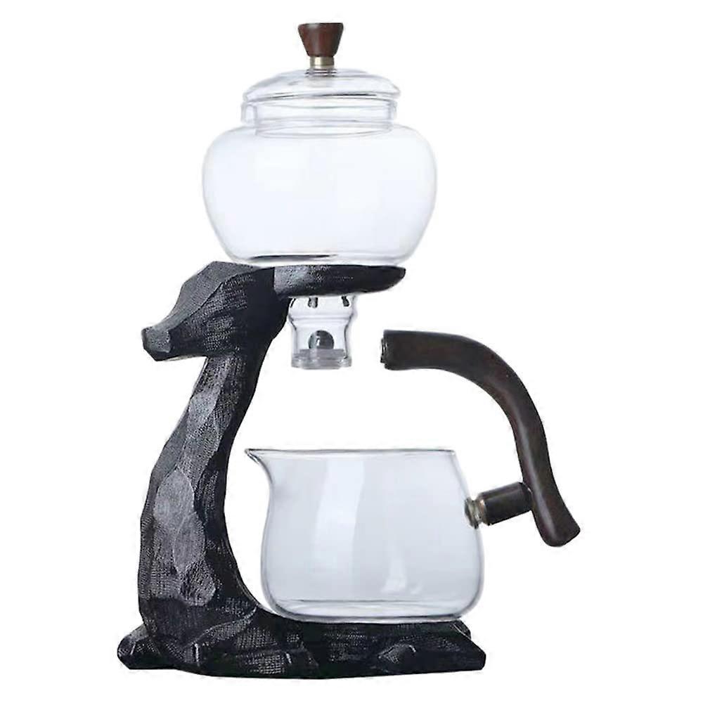 Ghulumn Glass Tea Set Magnetic Water Diversion for Kitchen Loose Infuser Water Cooker Cooking Tea Maker Glasses Magnetic Teapot Set