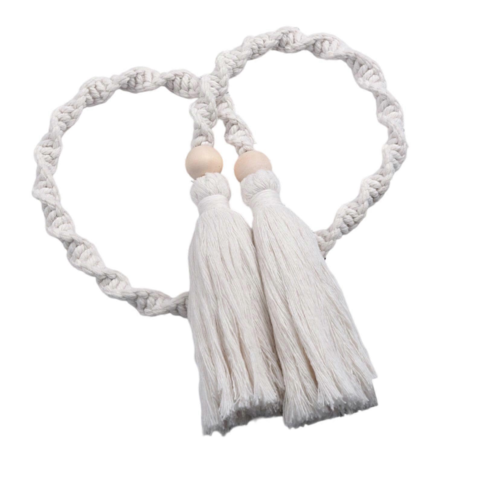 Curtain Tiebacks,Curtain Tie Backs for Curtains Drape Tieback Holders Cord Decorative Curtain Holdbacks for Office Home Multicolor