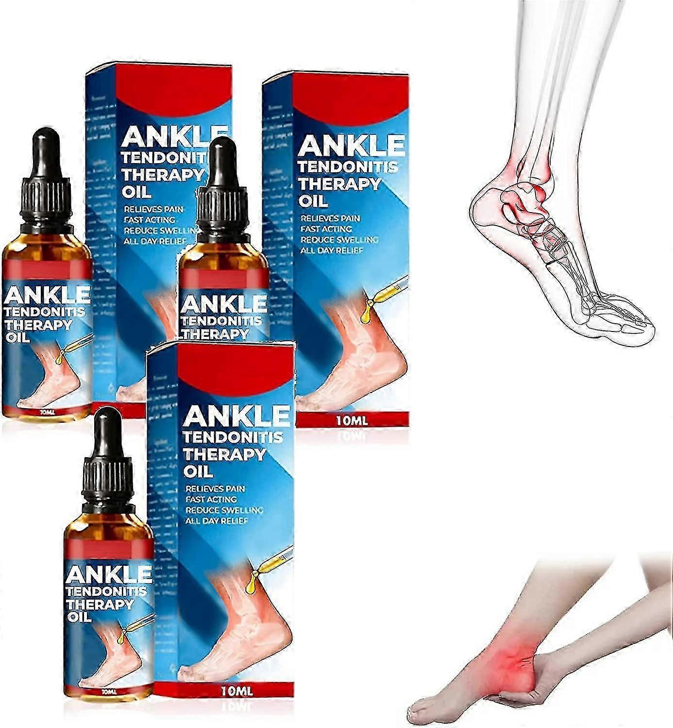 Olie til behandling af ankelsenebetændelse, tysk olie til behandling af ankelsenebetændelse, olie til fod- og ankelmassage til ømme og stive led