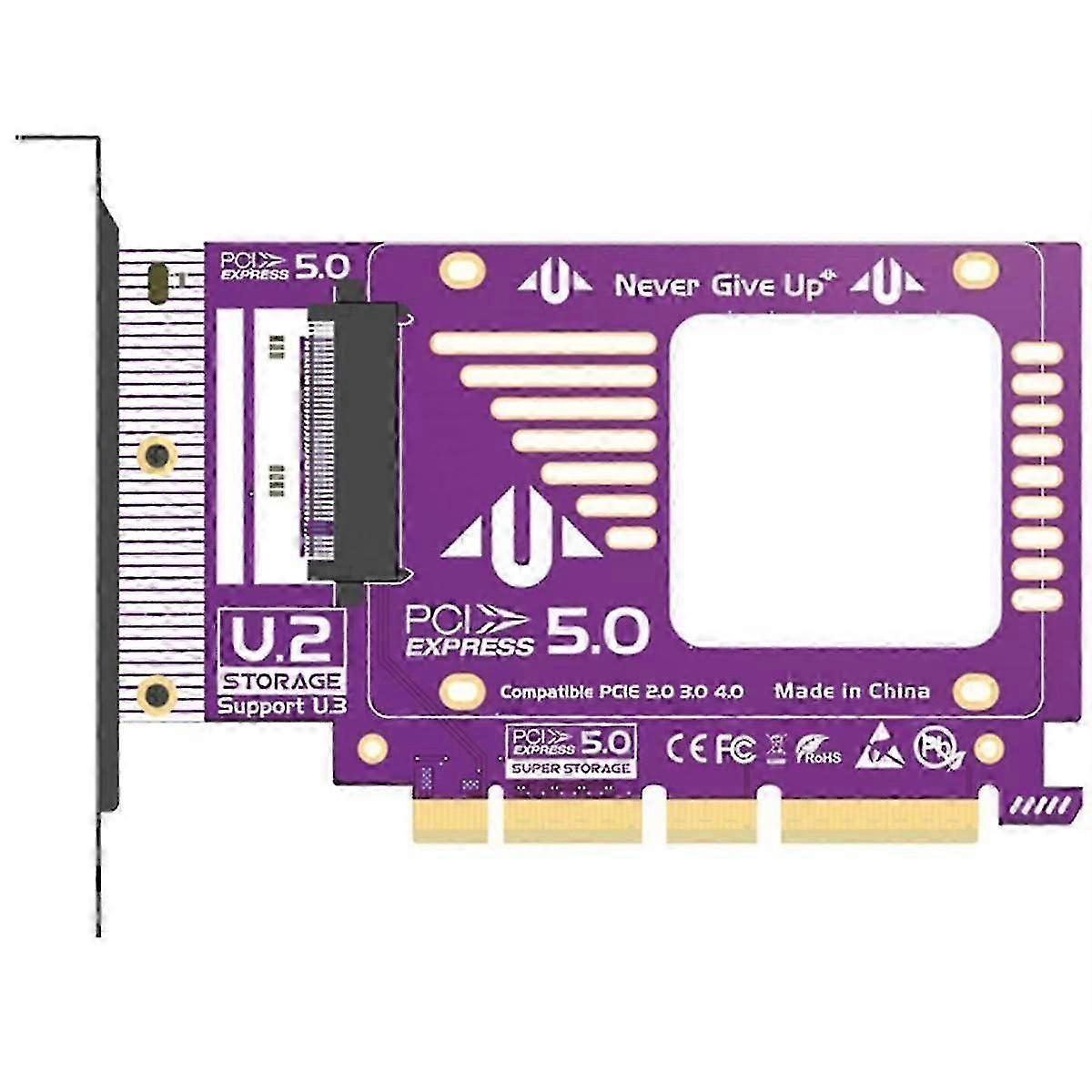 PCIe 5.0 to U.2 Adapter Card - High-Speed SSD Expansion Solution