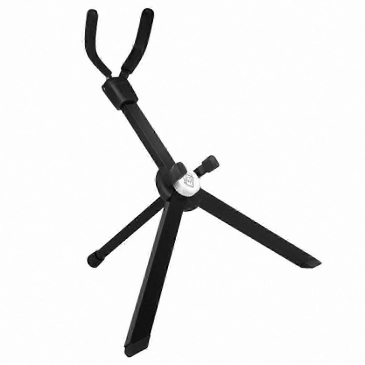 Portable Foldable Saxophone Stand Holder Made of Aluminum Alloy for Alto Sax Display and Storage Vertical Design