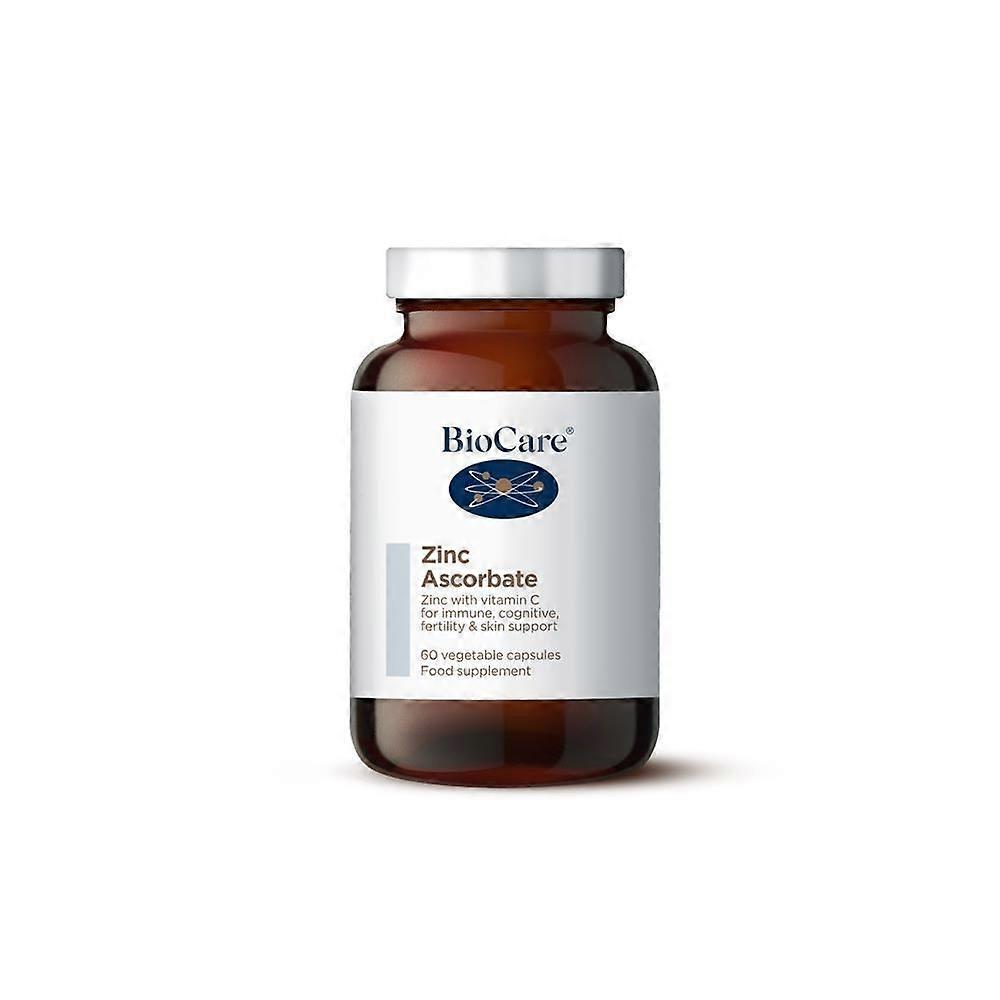 Biocare Zinc Ascorbate 45mg 60 capsules - 2 Pack