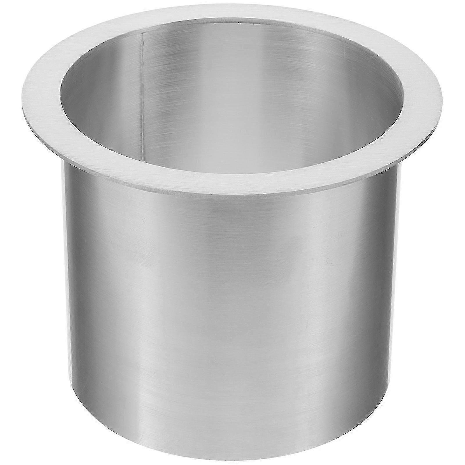 Stainless steel trash chute for built-in countertop drop-in waste disposal