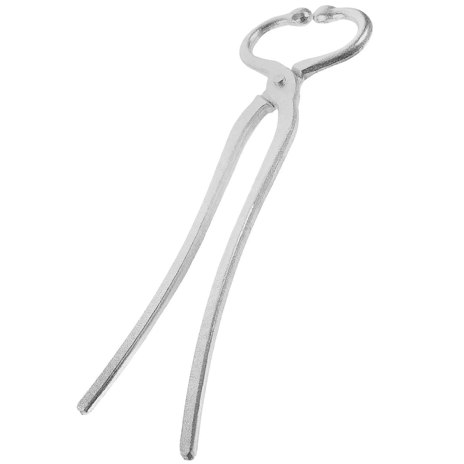 Stainless Steel Cow Nose Clamp for Veterinarians Silver Color Precise Binding 1Set