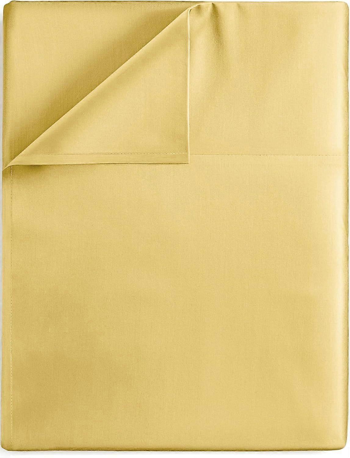 Queen Size Flat Sheet - Hotel Quality Top Flat Bed Sheet Only - Ultra-Soft