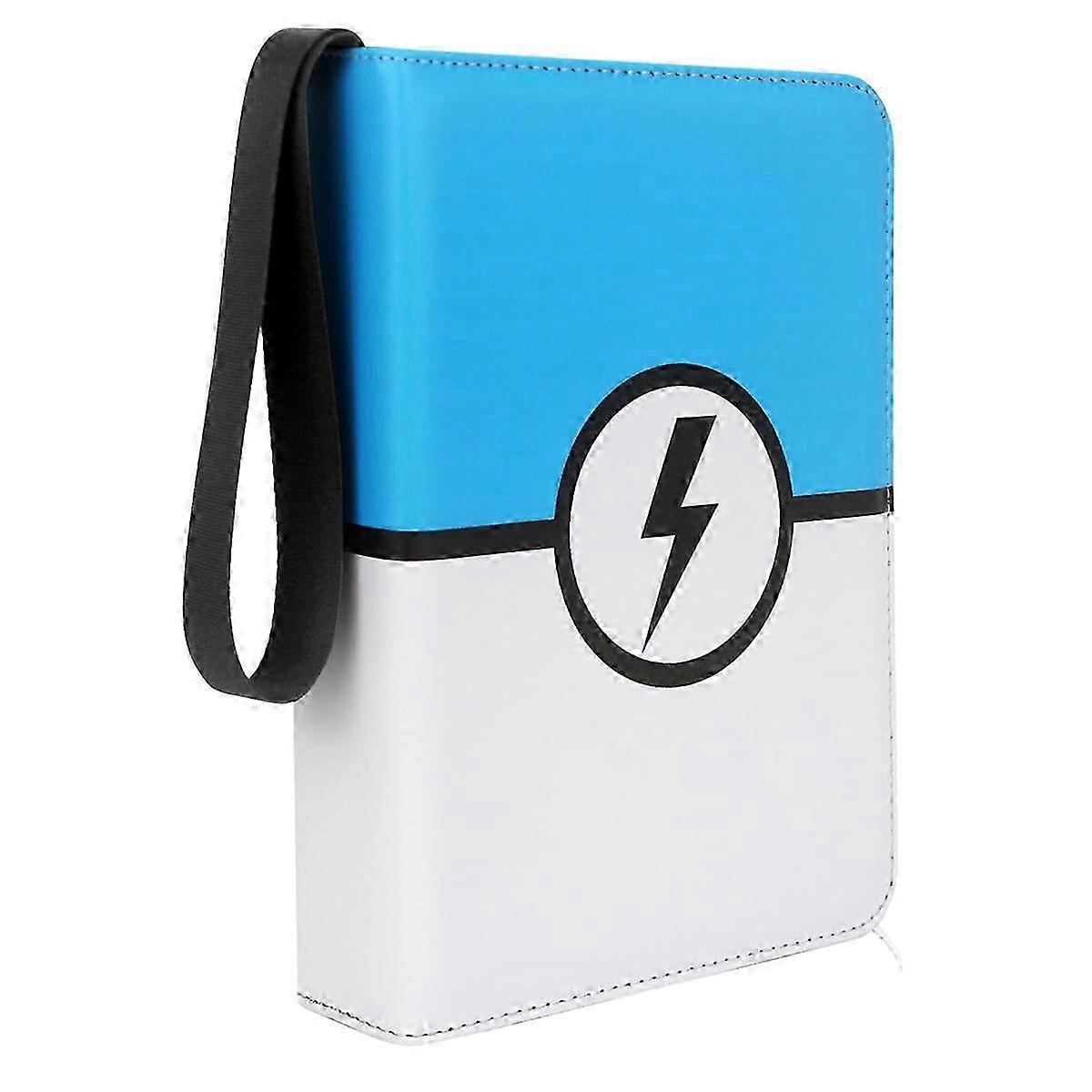 Trading Card Binder with 50 Removable Sleeves Card Album Blue